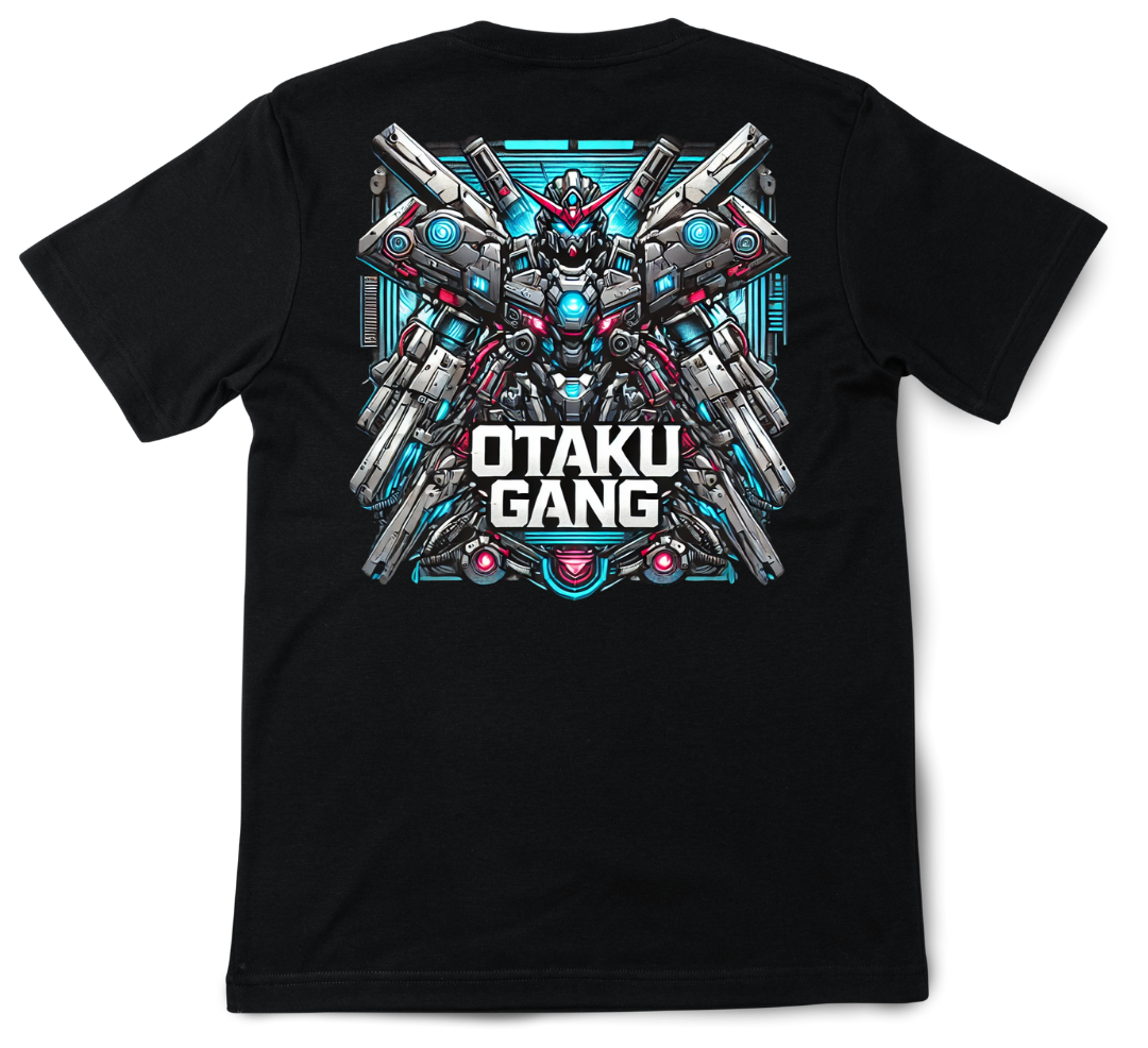 Otaku Gang Red Mecha Style T-Shirt
