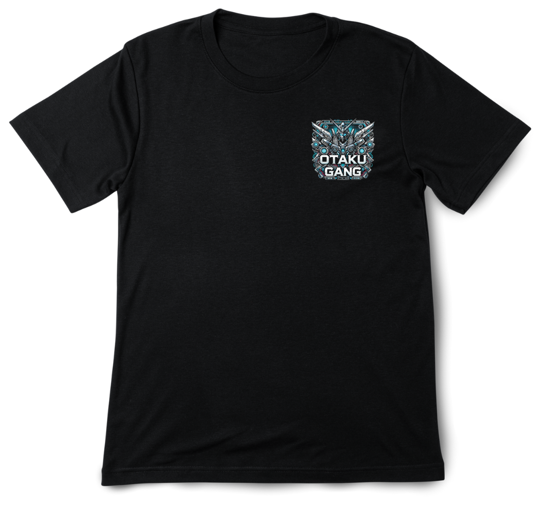 Otaku Gang Blue Mecha Style T-Shirt