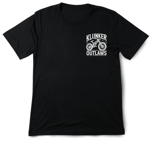 Klunker Outlaws Big Withe T-Shirt