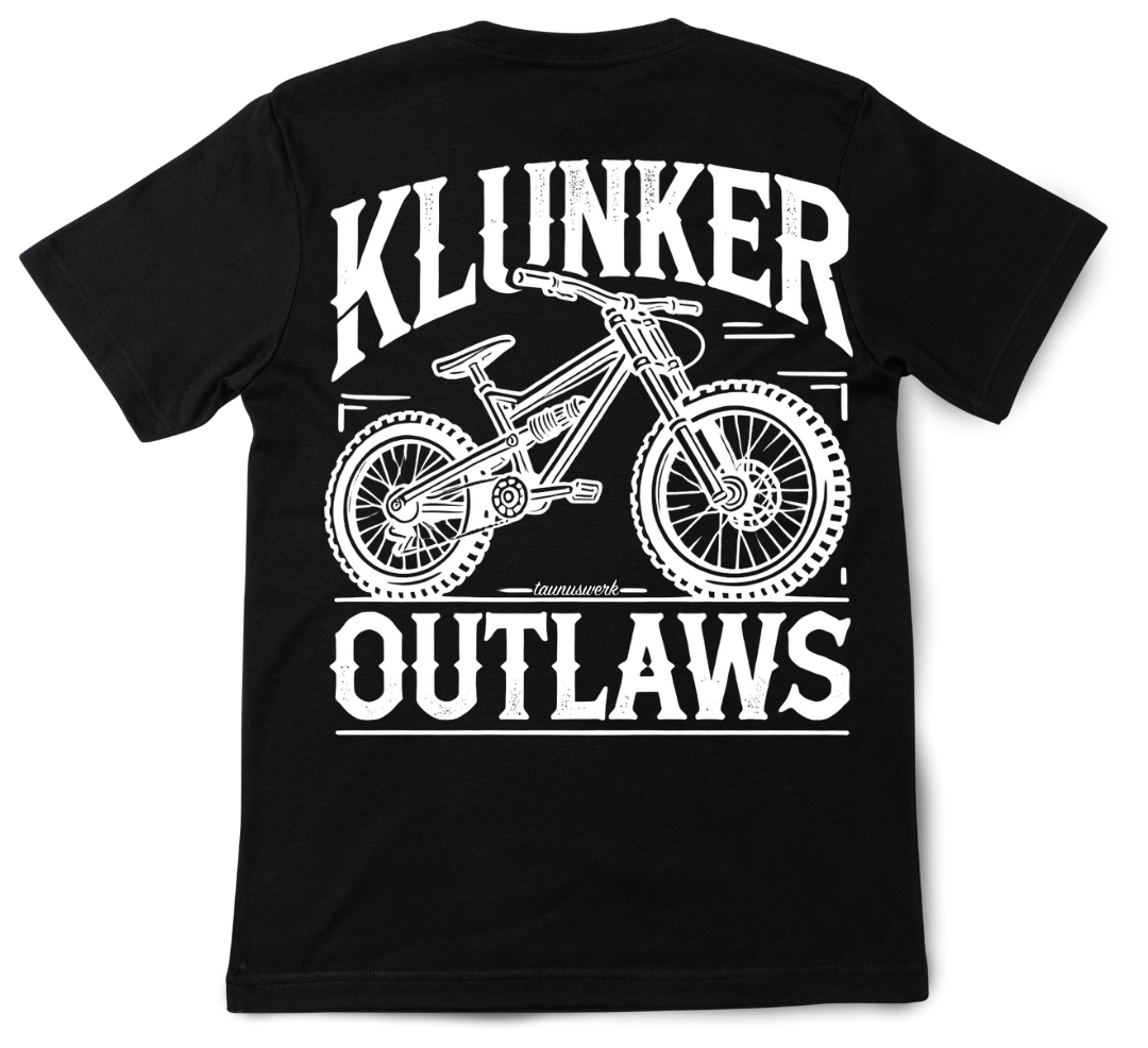 Klunker Outlaws Big Withe T-Shirt