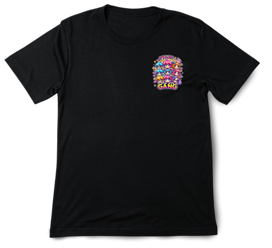 Otaku Gang Faces Chibi Style T-Shirt