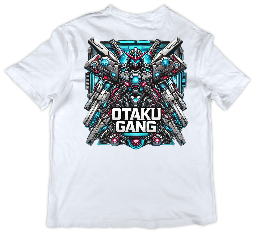 Otaku Gang Red Mecha Style T-Shirt